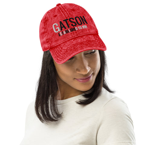 Gatson Family Reunion Official Vintage Cotton Twill Cap Red