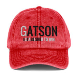 Gatson Family Reunion Official Vintage Cotton Twill Cap Red