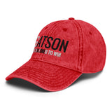 Gatson Family Reunion Official Vintage Cotton Twill Cap Red