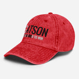 Gatson Family Reunion Official Vintage Cotton Twill Cap Red