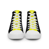 Alotofit Royal A White/Yellow Logo Men’s high top canvas shoes