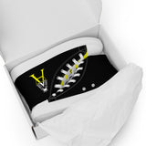 Alotofit Royal A White/Yellow Logo Men’s high top canvas shoes