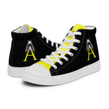 Alotofit Royal A White/Yellow Logo Men’s high top canvas shoes
