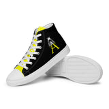 Alotofit Royal A White/Yellow Logo Men’s high top canvas shoes