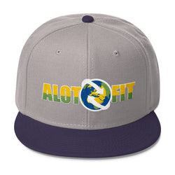 Alotofit Go Global Original Logo Wool Blend Snapback (Flat Embroidery)