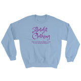 Alotofit Clothing 2 Purple Logo Sweatshirt