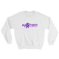 Alotofit Original Purple Logo Sweatshirt