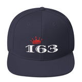 Alotofit 163 White/Red Snapback Hat