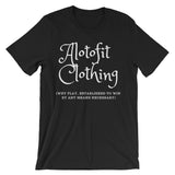 Alotofit Clothing 2 Black Logo unisex short sleeve t-shirt