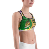 Alotofit Mardi Gras Sports bra