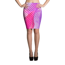 Alotofit Splash Sublimation Cut & Sew Pencil Skirts