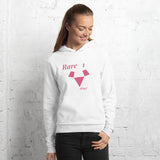 Alotofit Rare Find Blush/White Text Unisex hoodie