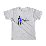 Alotofit Clothing Black/Blue Short sleeve kids t-shirt