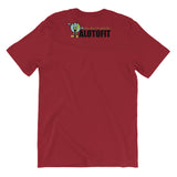 Alotofit We Working Character Front & Back Original Logo Unisex Short Sleeve T-shirt