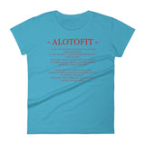 Alotofit Definition Red Logo Women's Short Sleeve T-shirt