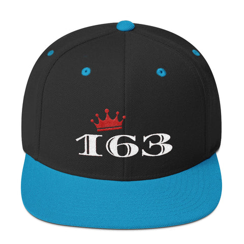 Alotofit 163 White/Red Snapback Hat