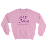 Alotofit Clothing 2 Purple Logo Sweatshirt