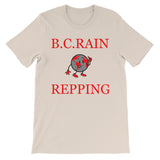 Alotofit Globeman B.C Rain Globeman Red & Gray Logo Unisex short sleeve t-shirt