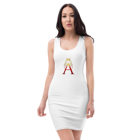 Alotofit Royal A Red/Gold Logo Sublimation Cut & Sew Dress