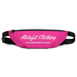 Alotofit Clothing Pink/Blk/Wht Fanny Pack