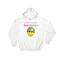 Alotofit Red Raider Emoji Hooded Sweatshirt w/ outside logo