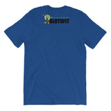 Alotofit We Working Character Front & Back Original Logo Unisex Short Sleeve T-shirt