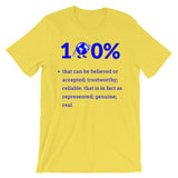 Alotofit 100% Authentic Blue White Unisex short sleeve t-shirt