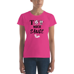 Alotofit Too Much Sauce Women's short sleeve t-shirt