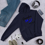 Alotofit Grindin 24/7 Blk/Blue Text Hooded Sweatshirt