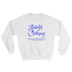 Alotofit Clothing Blue Logo Sweatshirt