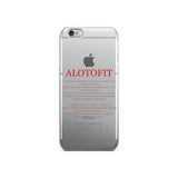 Alotofit Definition Red Logo IPhone 5/5s/Se, 6/6s, 6/6s Plus Case