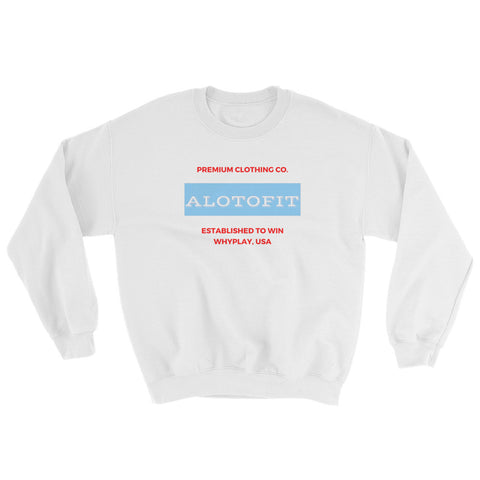Alotofit Premium Clothing Red/Light Blue Sweatshirt