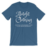Alotofit Clothing 2 Black Logo unisex short sleeve t-shirt