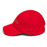 Alotofit Period Red Cotton Dad Cap in 3D Puff w/ side branding