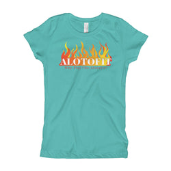 Alotofit Fire Original Logo Girl's T-Shirt