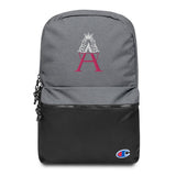 Alotofit Royal A White/Pink Embroidered Champion Backpack