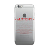 Alotofit Definition Red Logo IPhone 5/5s/Se, 6/6s, 6/6s Plus Case