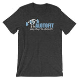 Alotofit Clothing North Carolina Blue Logo Unisex short sleeve t-shirt
