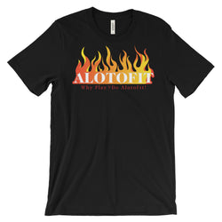 Alotofit Fire Original Logo Unisex Short Sleeve T-shirt
