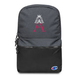 Alotofit Royal A White/Pink Embroidered Champion Backpack