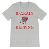 Alotofit Globeman B.C Rain Globeman Red & Gray Logo Unisex short sleeve t-shirt