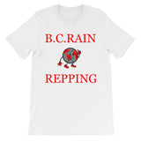 Alotofit Globeman B.C Rain Globeman Red & Gray Logo Unisex short sleeve t-shirt