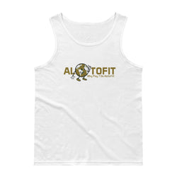 Alotofit Globeman Gold & White Logo Tank Top