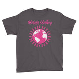 Alotofit Breast Cancer Youth Short Sleeve T-Shirt
