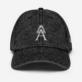 Alotofit Royal A White Embroidered Vintage Cotton Twill Cap