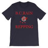 Alotofit Globeman B.C Rain Globeman Red & Gray Logo Unisex short sleeve t-shirt