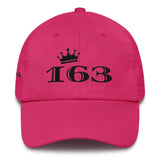 Alotofit 163 Black Dad Cotton Cap w/ side branding