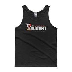Alotofit We Working White/Red Logo Mens Tank Top