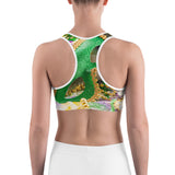 Alotofit Mardi Gras Sports bra
