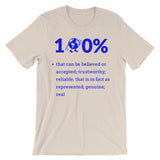 Alotofit 100% Authentic Blue White Unisex short sleeve t-shirt